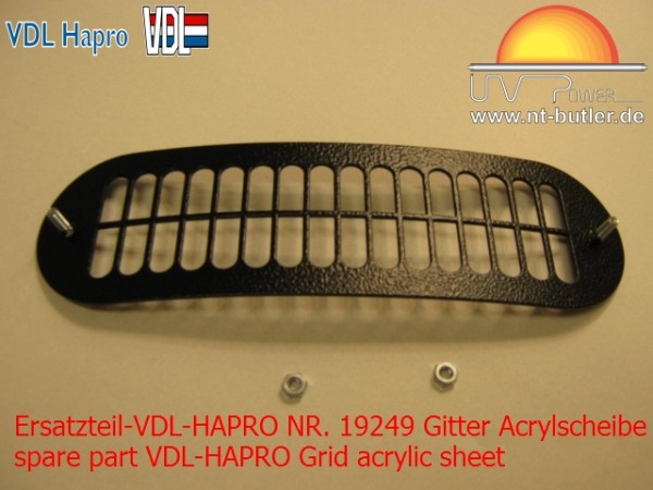 Ersatzteil-VDL-HAPRO NR. 19249 Gitter Acrylscheibe