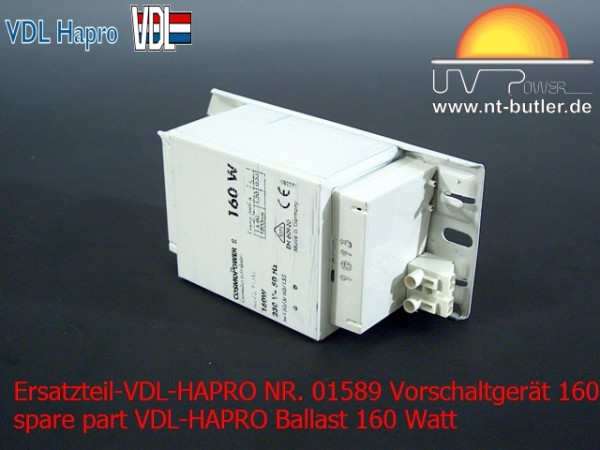 Ersatzteil-VDL-HAPRO NR. 01589 Vorschaltgerät 160 W