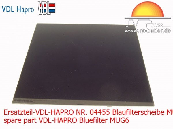 Ersatzteil-VDL-HAPRO NR. 04455 Blaufilterscheibe MUG6