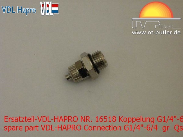 Ersatzteil-VDL-HAPRO NR. 16518 Koppelung G1/4"-6/4 gr Qsens