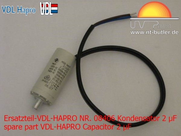 Ersatzteil-VDL-HAPRO NR. 08406 Kondensator 2 µF