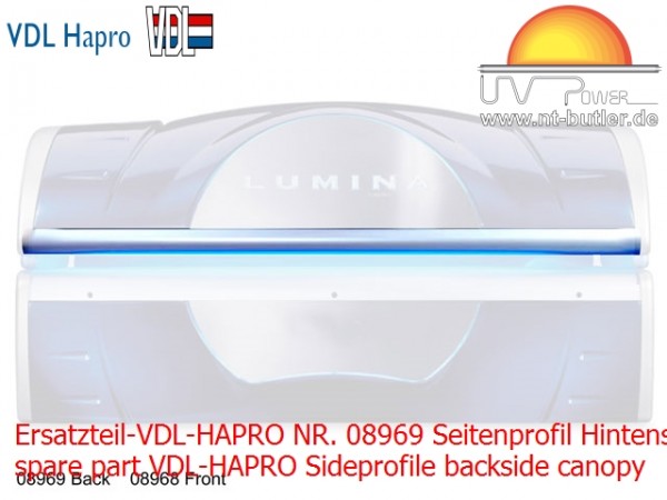 Ersatzteil-VDL-HAPRO NR. 08969 Seitenprofil Hintenseite Himmel