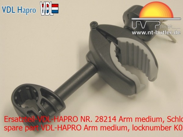 Ersatzteil-VDL-HAPRO NR. 28214 Arm medium, Schloßnummer K004