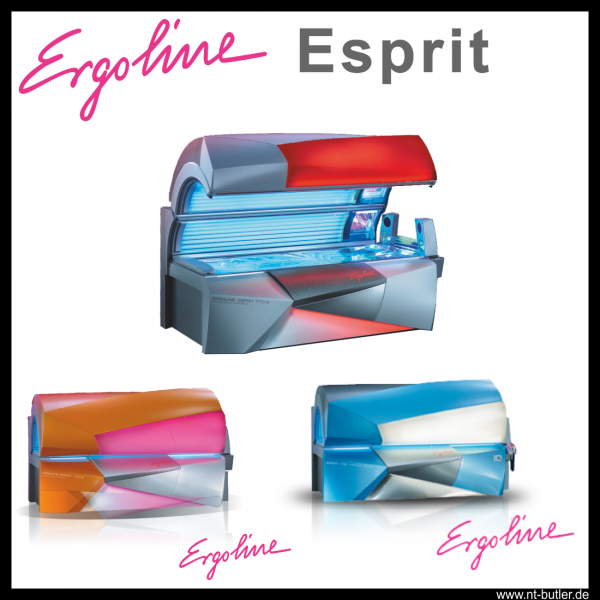 UV-Kit ID-1134: Ergoline Esprit 770 Dynamic Power IQ m. HD Shoulder Tan