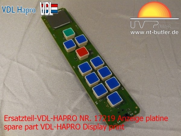 Ersatzteil-VDL-HAPRO NR. 17219 Anzeige platine