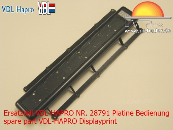 Ersatzteil-VDL-HAPRO NR. 28791 Platine Bedienung