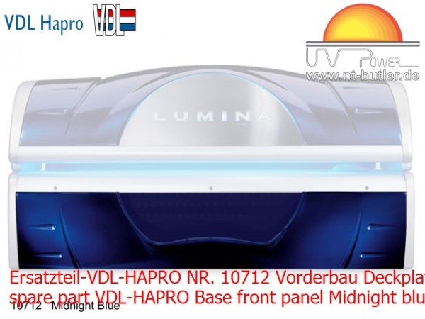 Ersatzteil-VDL-HAPRO NR. 10712 Vorderbau Deckplatte midnight blau