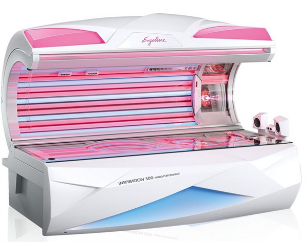 ID-1537: Solarium ERGOLINE Inspiration 500 SLP HYBRID PERFORMANCE