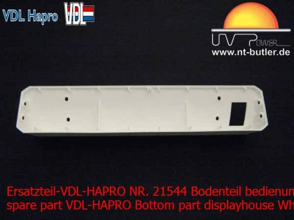 Ersatzteil-VDL-HAPRO NR. 21544 Bodenteil bedienung Wei?