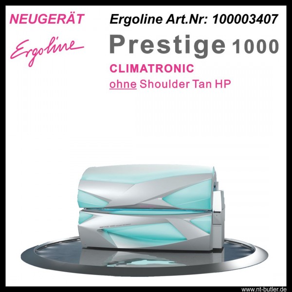 ID-1470: Solarium Art. 100003407 Ergoline Prestige 1000 Intelligent Perform. o. HD-Schulterbräuner