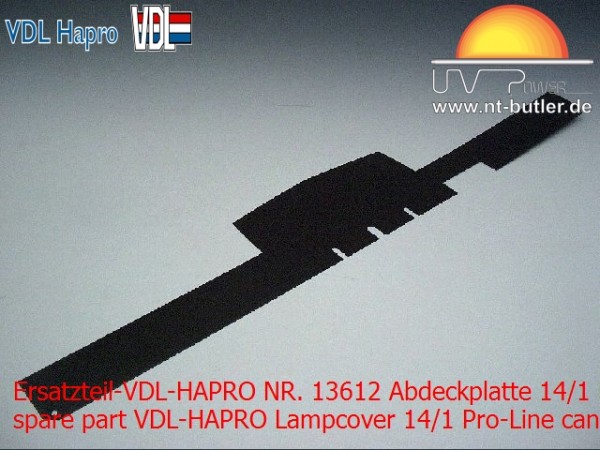 Ersatzteil-VDL-HAPRO NR. 13612 Abdeckplatte 14/1 Pro-Line Himmel Fußseite