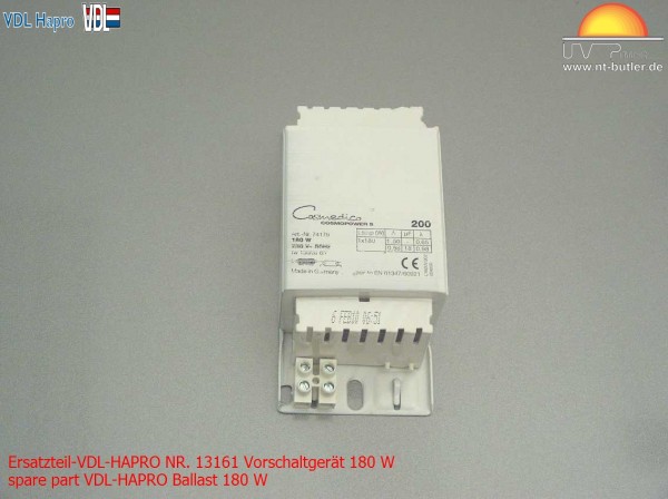Ersatzteil-VDL-HAPRO NR. 13161 Vorschaltgerät 180 W