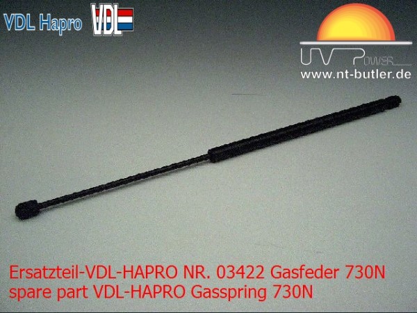 Ersatzteil-VDL-HAPRO NR. 03422 Gasfeder 730N