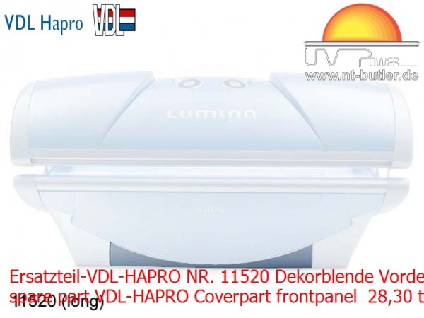 Ersatzteil-VDL-HAPRO NR. 11520 Dekorblende Vorderbau lang
