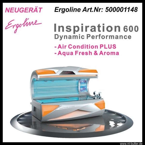 UV-Kit ID-1475: Solarium Art.500001148 Ergoline Inspiration 600 DP, AirCon, Aqua-Aroma