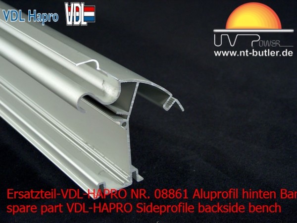 Ersatzteil-VDL-HAPRO NR. 08861 Aluprofil hinten Bank