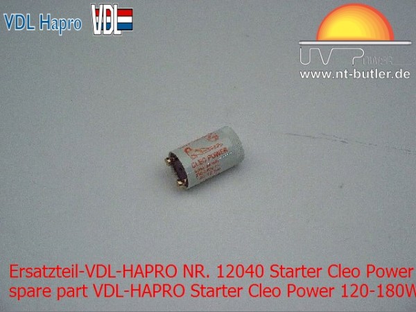 Ersatzteil-VDL-HAPRO NR. 12040 Starter Cleo Power 120-180W