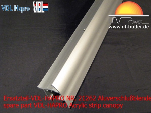 Ersatzteil-VDL-HAPRO NR. 21262 Aluverschlußblende Acrylscheibe