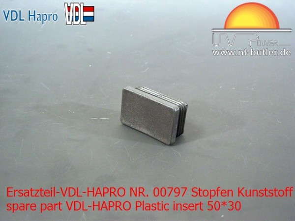 Ersatzteil-VDL-HAPRO NR. 00797 Stopfen Kunststoff 50*30 mm