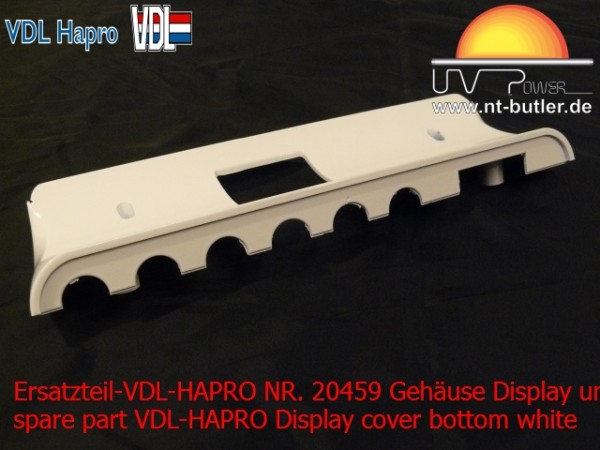 Ersatzteil-VDL-HAPRO NR. 20459 Gehäuse Display unten weiß