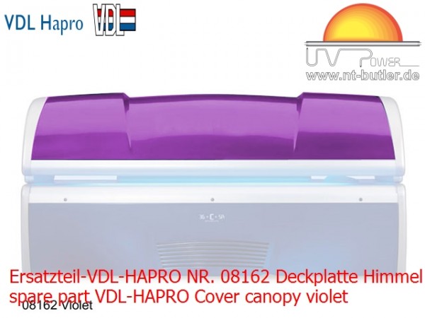 Ersatzteil-VDL-HAPRO NR. 08162 Deckplatte Himmel violett