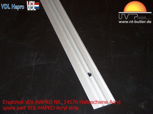 Ersatzteil-VDL-HAPRO NR. 14576 Halteschiene Acryl