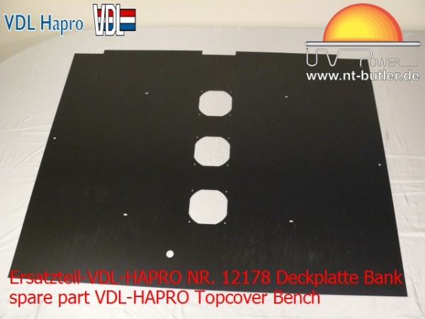 Ersatzteil-VDL-HAPRO NR. 12178 Deckplatte Bank