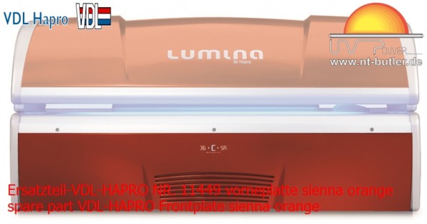 Ersatzteil-VDL-HAPRO NR. 11449 vorneplatte sienna orange
