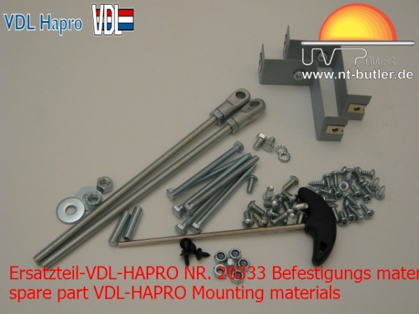 Ersatzteil-VDL-HAPRO NR. 20333 Befestigungs material