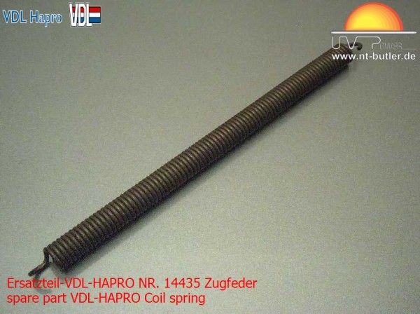 Ersatzteil-VDL-HAPRO NR. 14435 Zugfeder