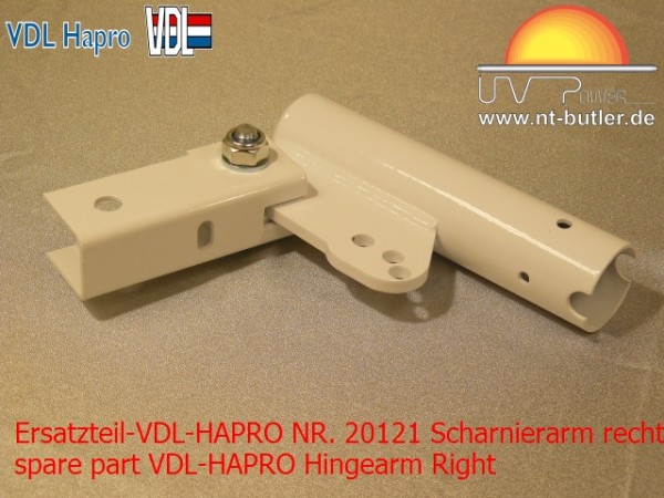 Ersatzteil-VDL-HAPRO NR. 20121 Scharnierarm rechts