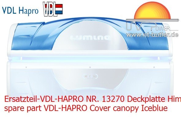 Ersatzteil-VDL-HAPRO NR. 13270 Deckplatte Himmel Eisblau