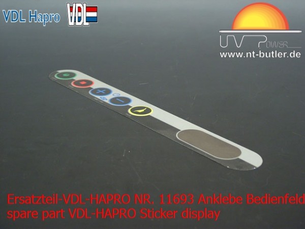 Ersatzteil-VDL-HAPRO NR. 11693 Anklebe Bedienfeld