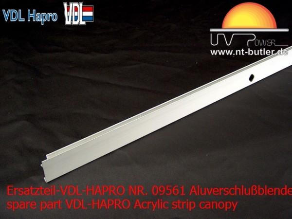 Ersatzteil-VDL-HAPRO NR. 09561 Aluverschlußblende Acrylscheibe