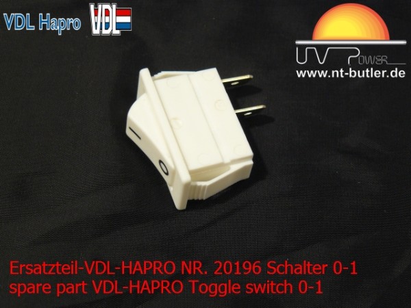 Ersatzteil-VDL-HAPRO NR. 20196 Schalter 0-1