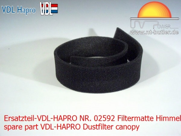 Ersatzteil-VDL-HAPRO NR. 02592 Filtermatte Himmel