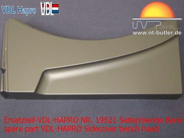 Ersatzteil-VDL-HAPRO NR. 19621 Seitenblende Bank Kopf