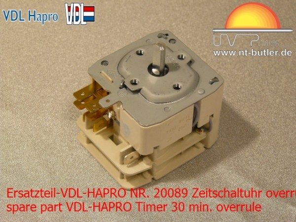 Ersatzteil-VDL-HAPRO NR. 20089 Zeitschaltuhr overrule