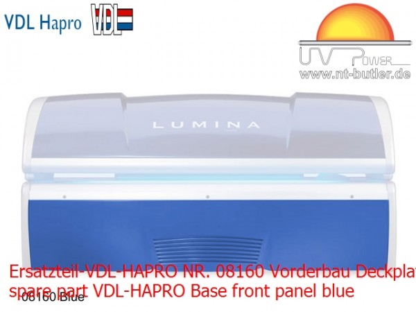 Ersatzteil-VDL-HAPRO NR. 08160 Vorderbau Deckplatte blau
