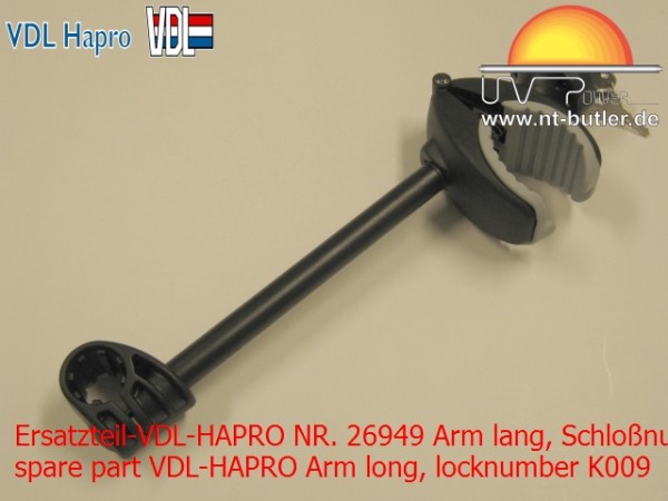 Ersatzteil-VDL-HAPRO NR. 26949 Arm lang, Schloßnummer K009