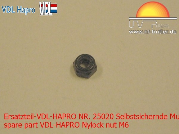 Ersatzteil-VDL-HAPRO NR. 25020 Selbstsichernde Mutter M6