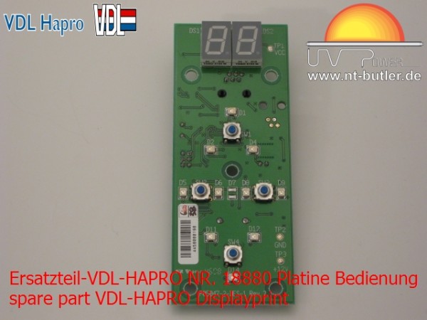 Ersatzteil-VDL-HAPRO NR. 18880 Platine Bedienung