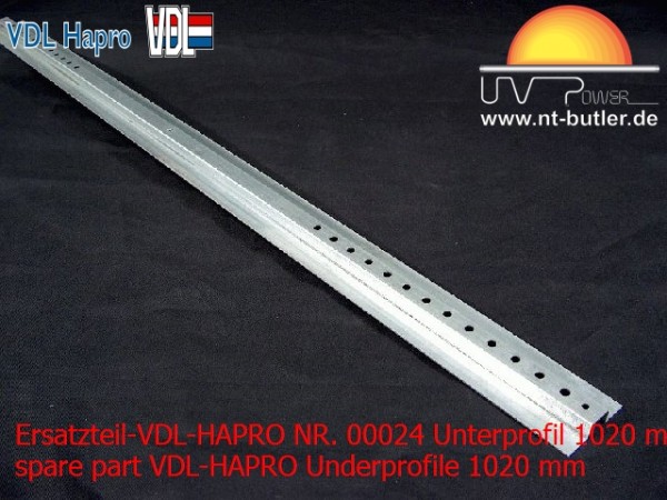 Ersatzteil-VDL-HAPRO NR. 00024 Unterprofil 1020 mm