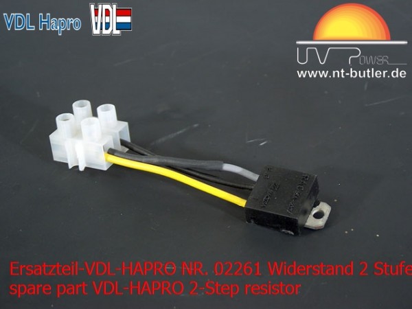 Ersatzteil-VDL-HAPRO NR. 02261 Widerstand 2 Stufensteurung