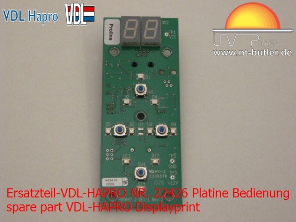 Ersatzteil-VDL-HAPRO NR. 22426 Platine Bedienung