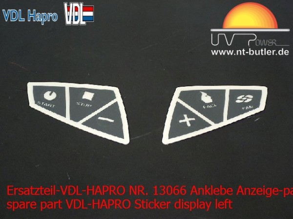 Ersatzteil-VDL-HAPRO NR. 13066 Anklebe Anzeige-panel Links