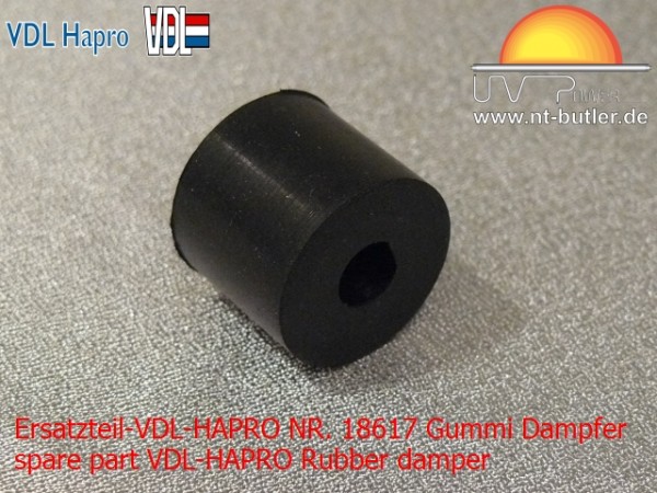 Ersatzteil-VDL-HAPRO NR. 18617 Gummi Dampfer