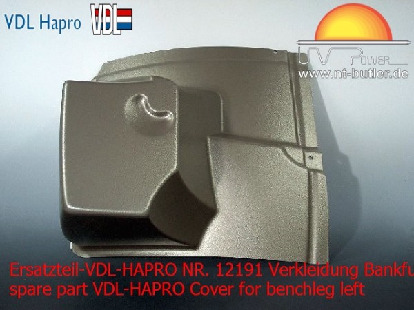 Ersatzteil-VDL-HAPRO NR. 12191 Verkleidung Bankfuß Links