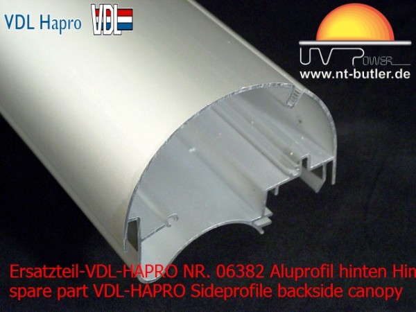 Ersatzteil-VDL-HAPRO NR. 06382 Aluprofil hinten Himmel