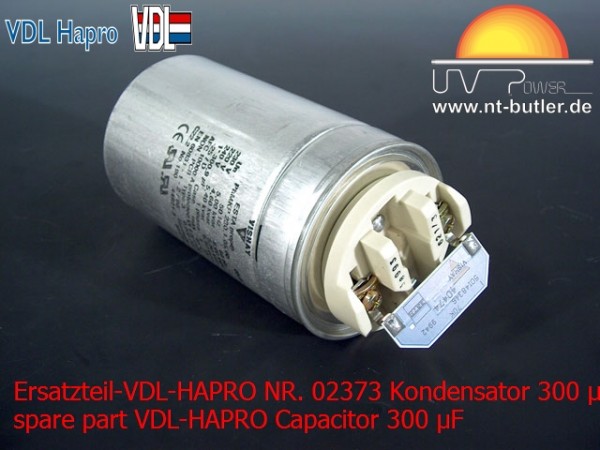 Ersatzteil-VDL-HAPRO NR. 02373 Kondensator 300 µF